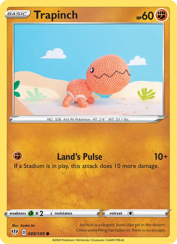 Trapinch, Darkness Ablaze #89