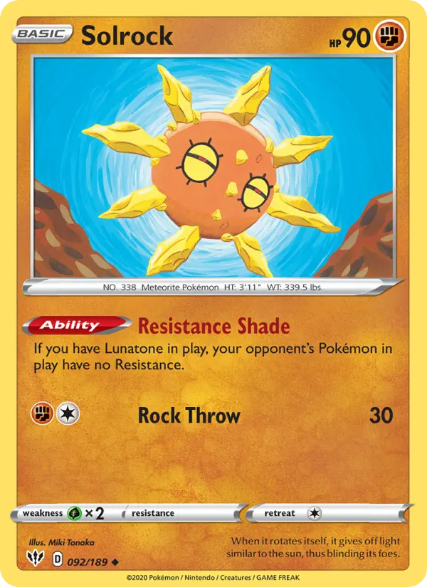 Solrock, Darkness Ablaze #92