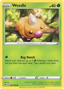 Weedle, Vivid Voltage #1/185