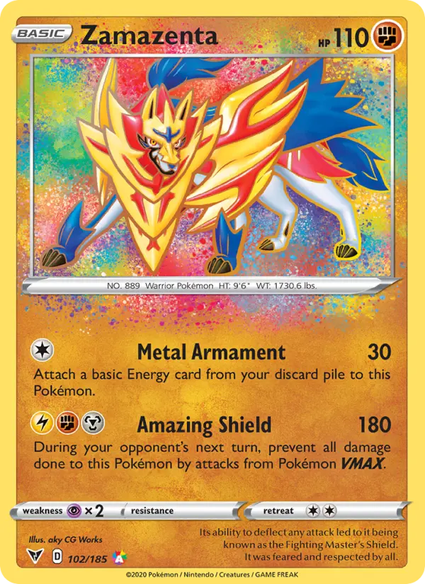 Zamazenta, Vivid Voltage #102
