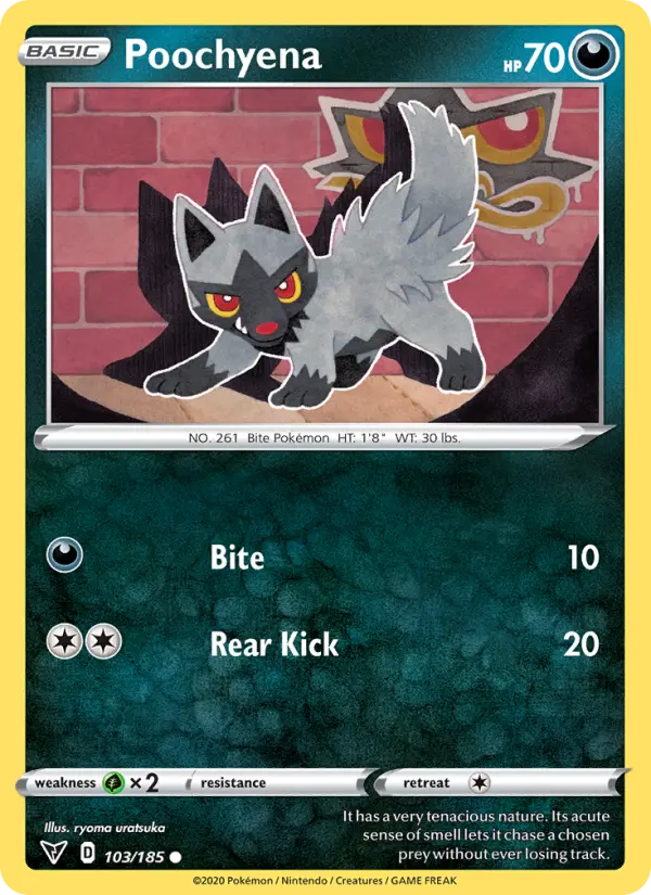 Poochyena, Vivid Voltage #103