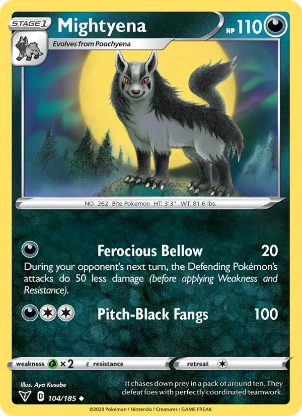 Mightyena, Vivid Voltage #104