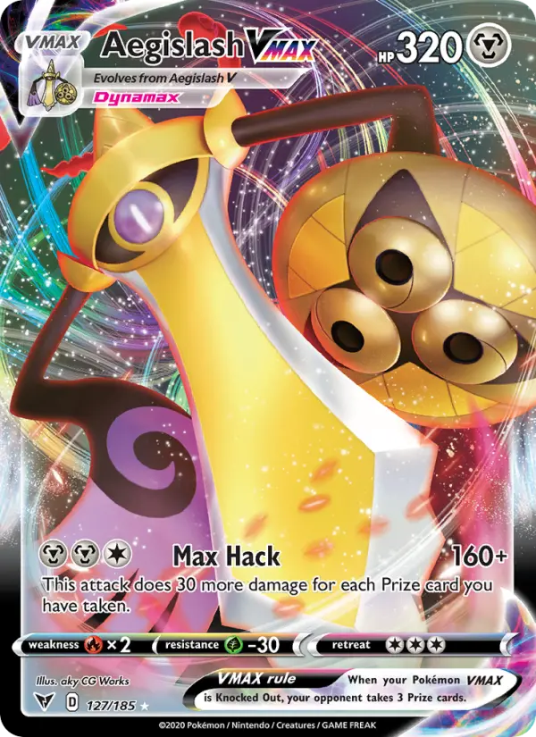 Aegislash VMAX, Vivid Voltage #127