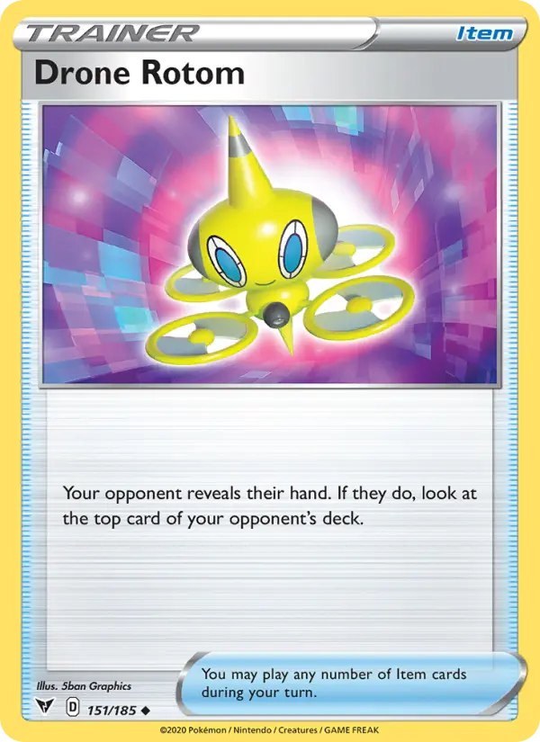 Drone Rotom, Vivid Voltage #151