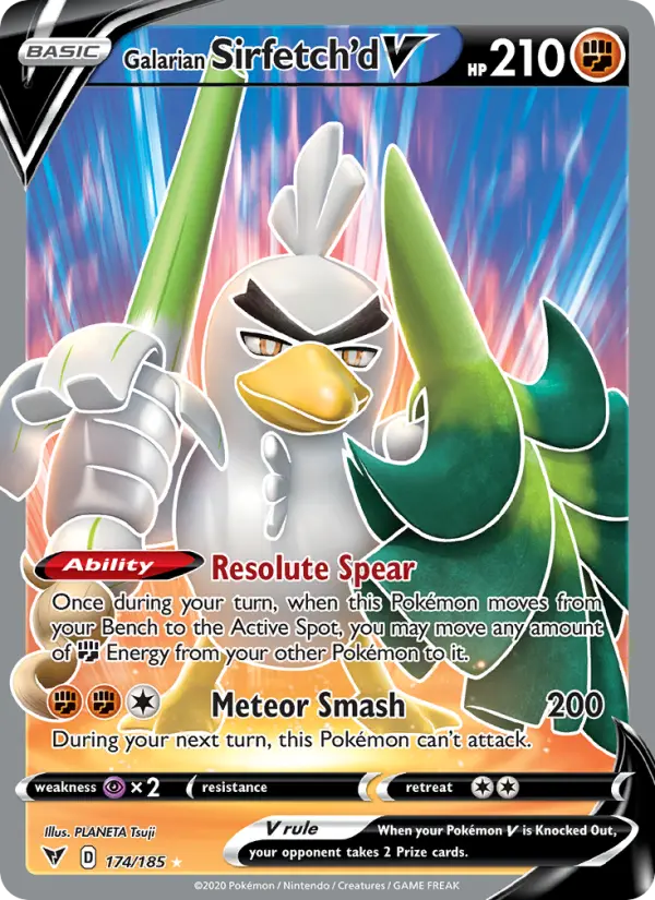 Galarian Sirfetch'd V, Vivid Voltage #174