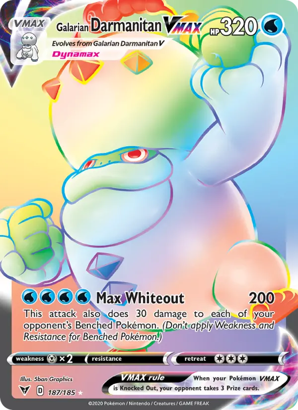 Galarian Darmanitan VMAX, Vivid Voltage #187