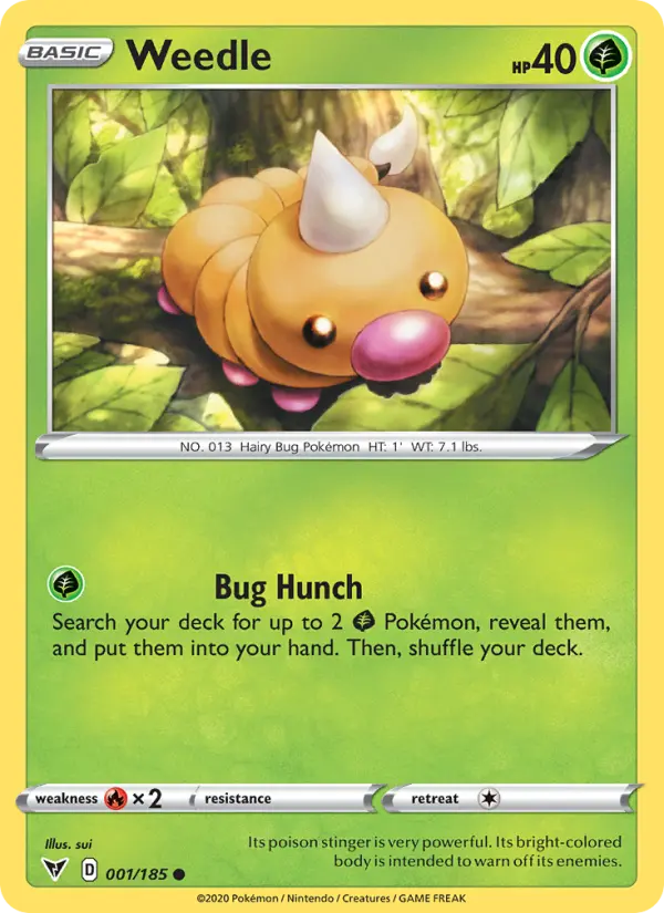 Weedle, Vivid Voltage #1