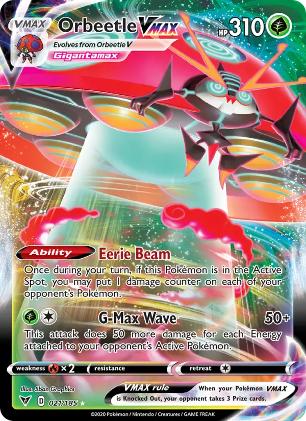 Orbeetle VMAX, Vivid Voltage #21