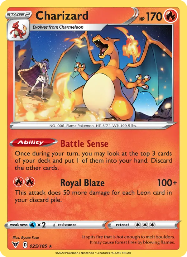 Charizard, Vivid Voltage #25