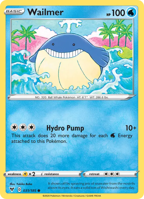 Wailmer, Vivid Voltage #31