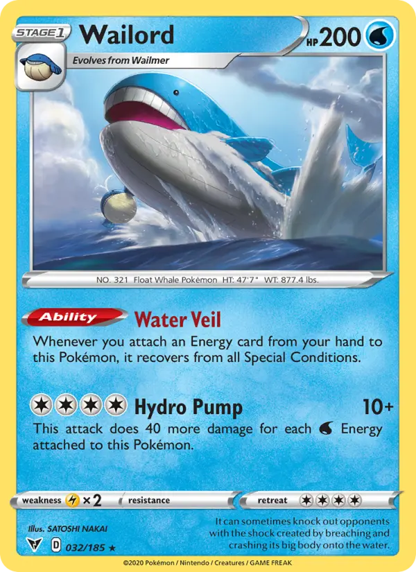 Wailord, Vivid Voltage #32