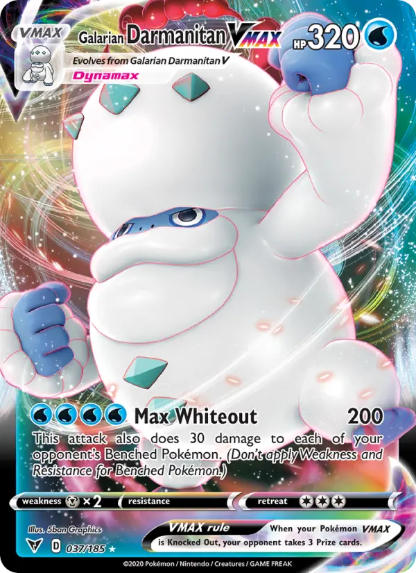 Galarian Darmanitan VMAX, Vivid Voltage #37
