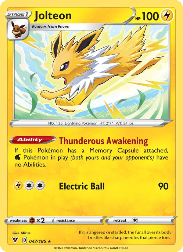 Jolteon, Vivid Voltage #47
