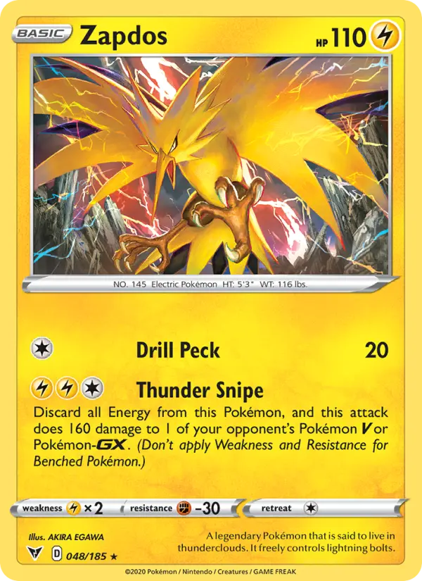 Zapdos, Vivid Voltage #48