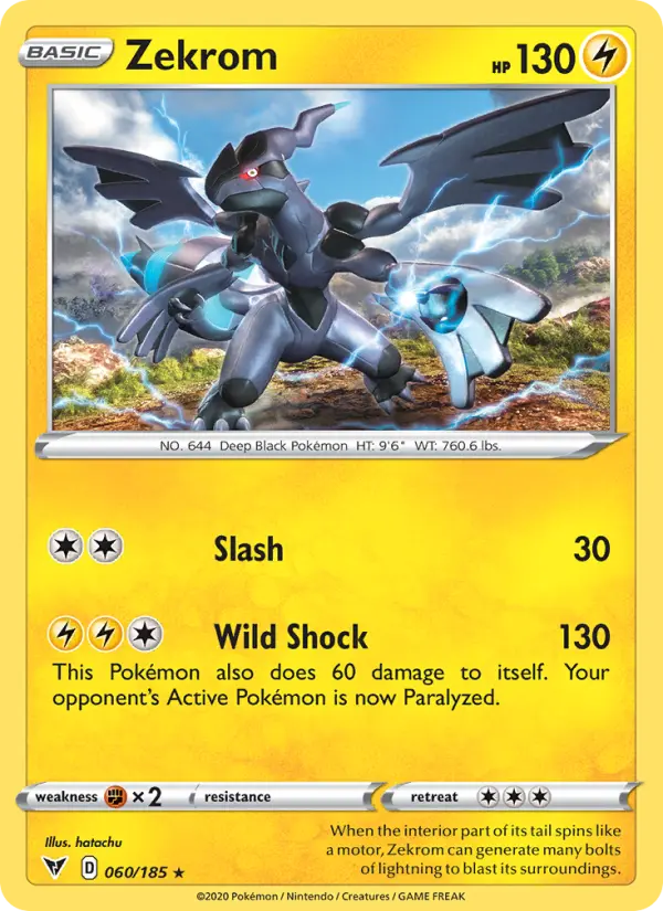 Zekrom, Vivid Voltage #60