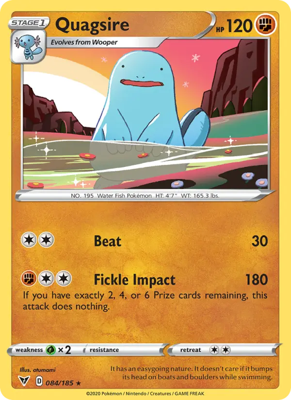 Quagsire, Vivid Voltage #84