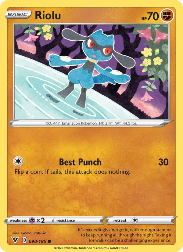 Riolu, Vivid Voltage #90