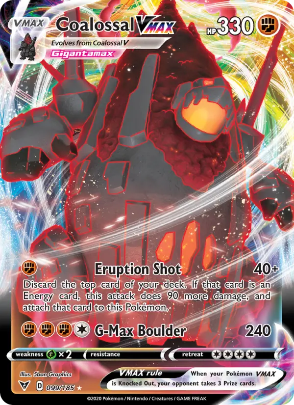 Coalossal VMAX, Vivid Voltage #99