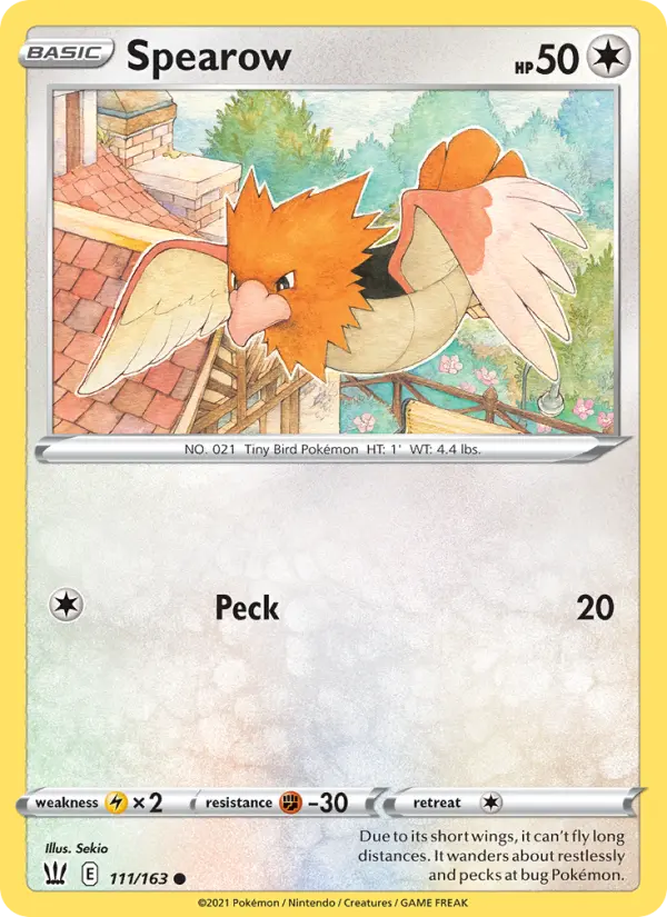 Spearow, Battle Styles #111