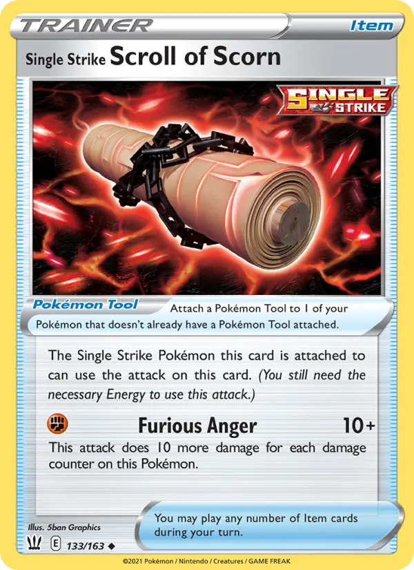 Single Strike Scroll of Scorn, Battle Styles #133
