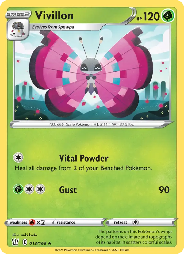 Vivillon, Battle Styles #13