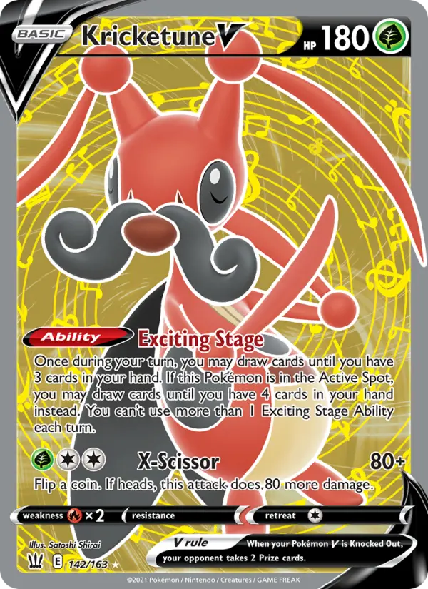 Kricketune V, Battle Styles #142