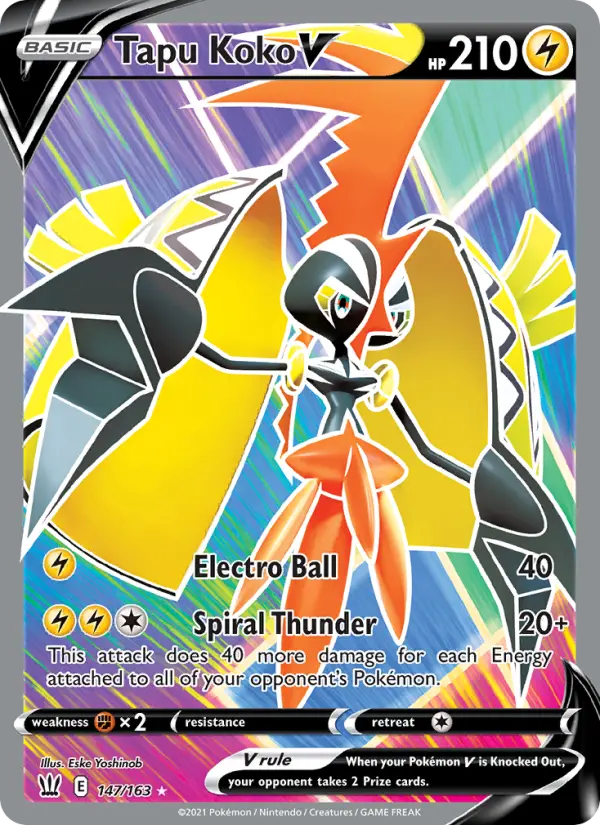 Tapu Koko V, Battle Styles #147