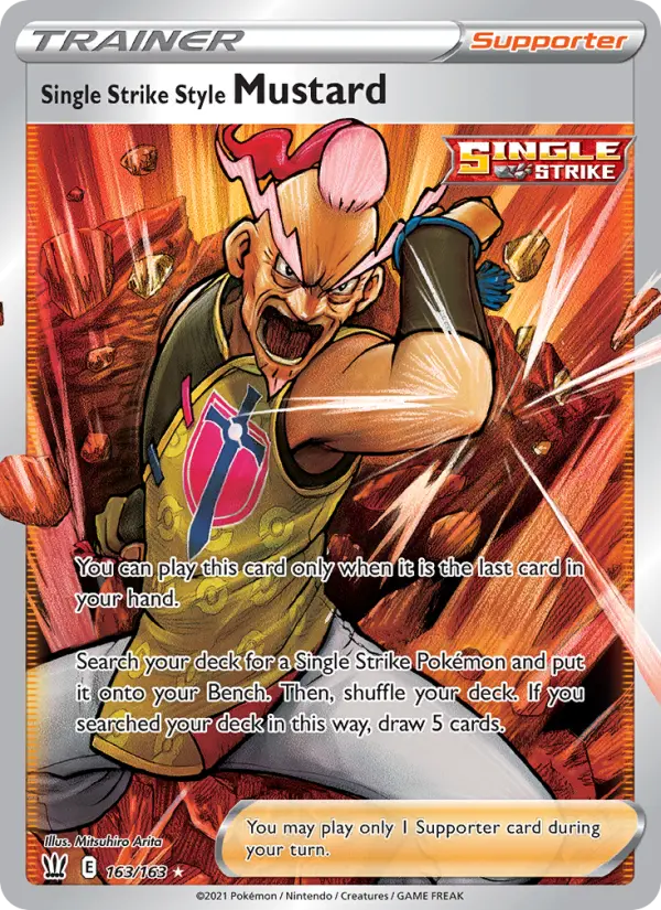Single Strike Style Mustard, Battle Styles #163