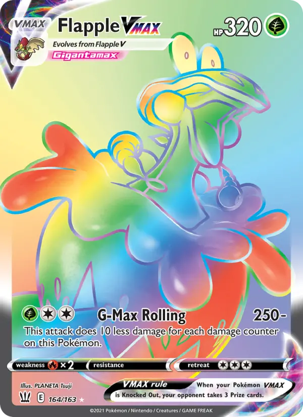 Flapple VMAX, Battle Styles #164