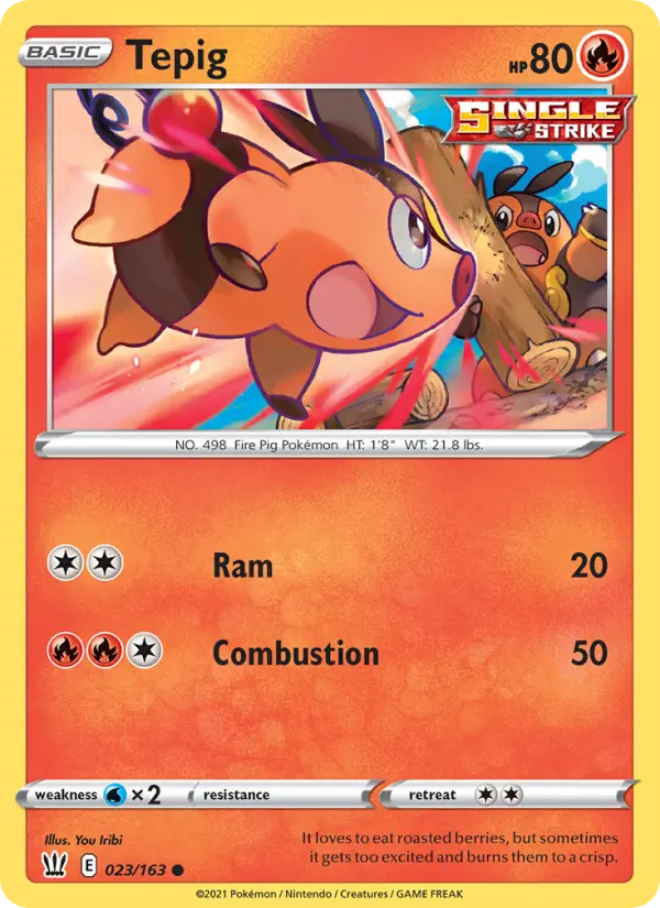 Tepig, Battle Styles #23