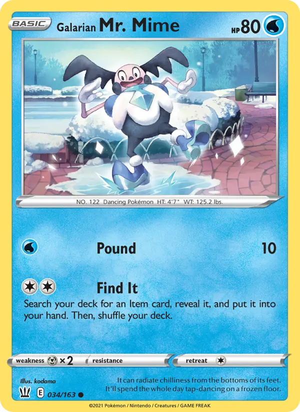 Galarian Mr. Mime, Battle Styles #34