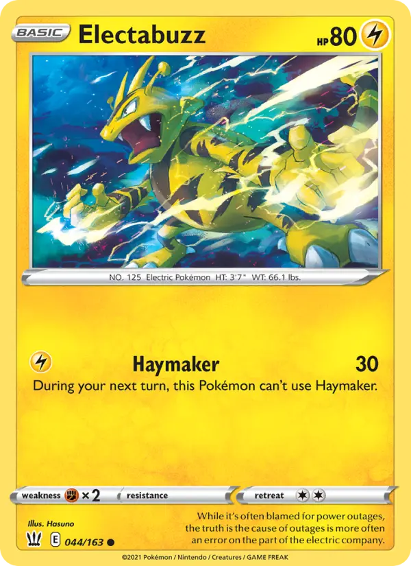 Electabuzz, Battle Styles #44