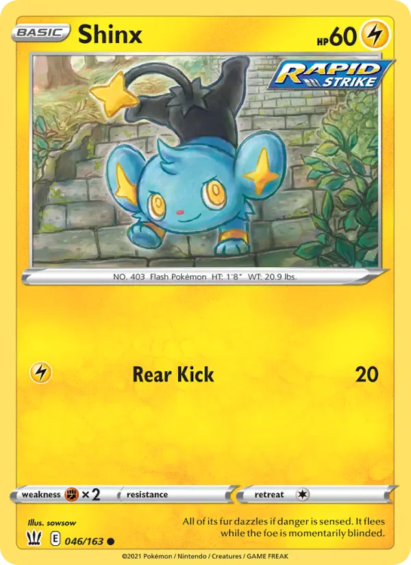 Shinx, Battle Styles #46