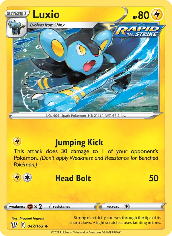 Luxio, Battle Styles #47