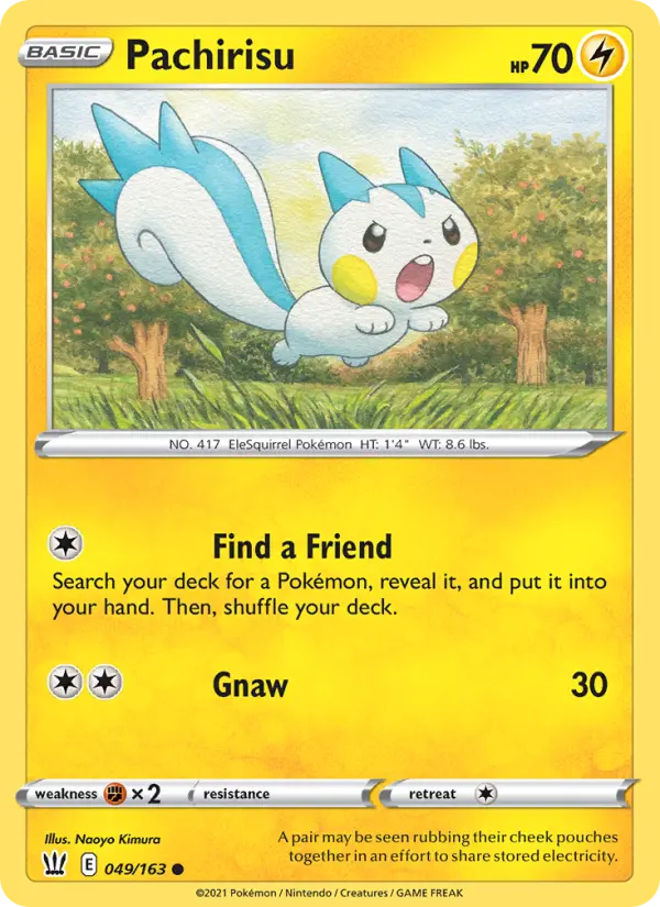 Pachirisu, Battle Styles #49