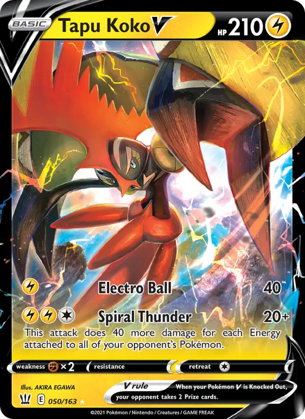 Tapu Koko V, Battle Styles #50