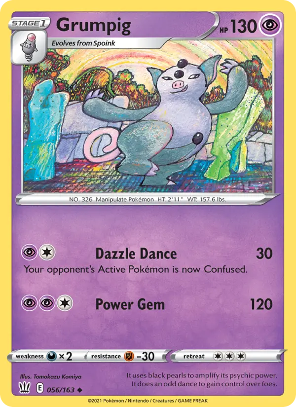 Grumpig, Battle Styles #56