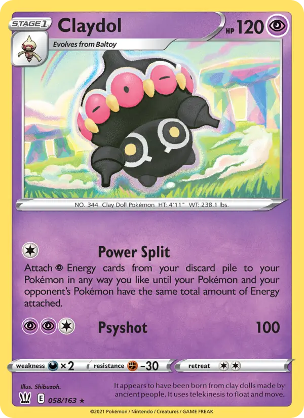 Claydol, Battle Styles #58
