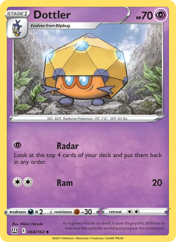 Dottler, Battle Styles #64