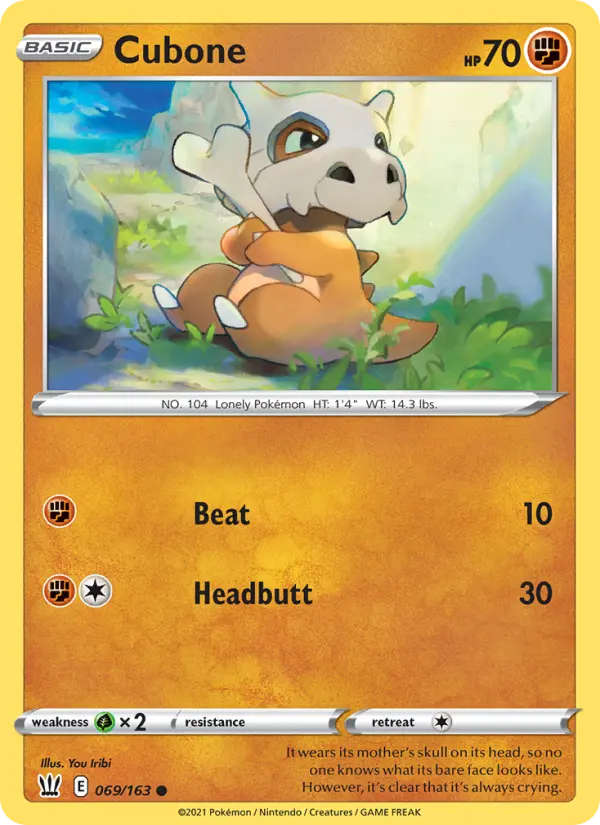 Cubone, Battle Styles #69