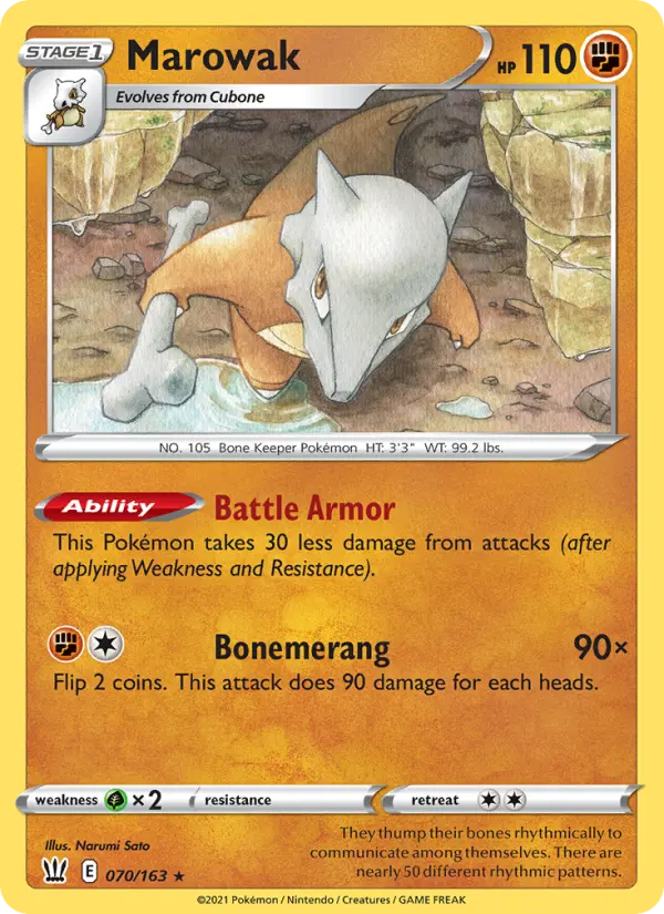 Marowak, Battle Styles #70