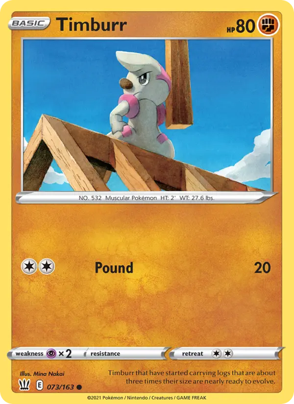 Timburr, Battle Styles #73