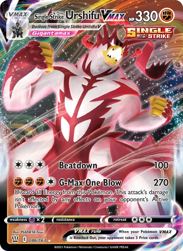 Single Strike Urshifu VMAX, Battle Styles #86