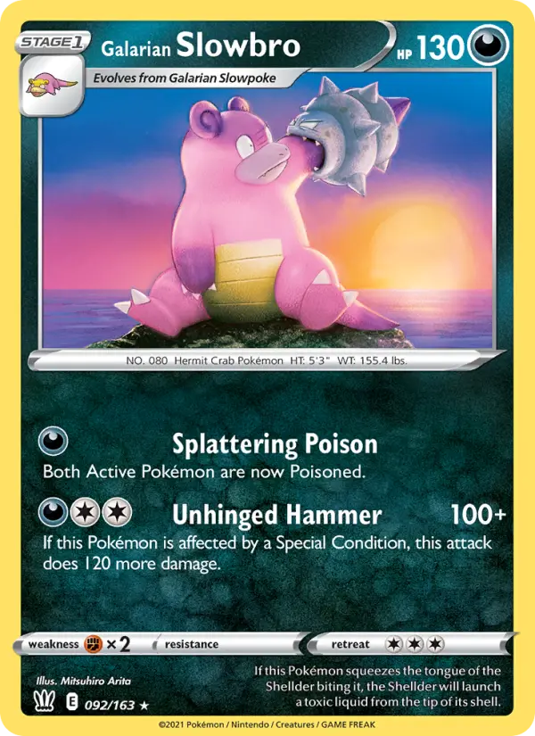 Galarian Slowbro, Battle Styles #92