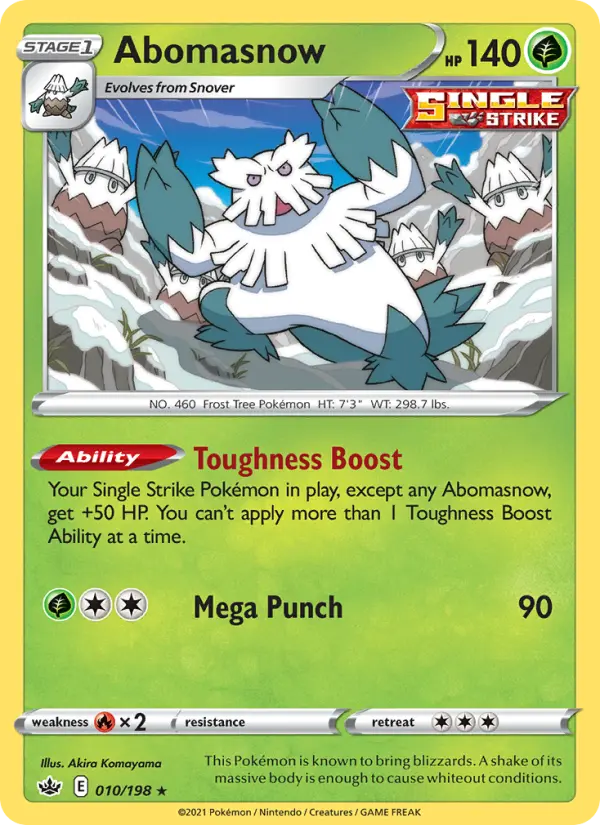 Abomasnow, Chilling Reign #10