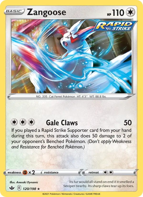 Zangoose, Chilling Reign #120