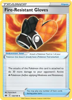 Fire-Resistant Gloves, Chilling Reign #138/198