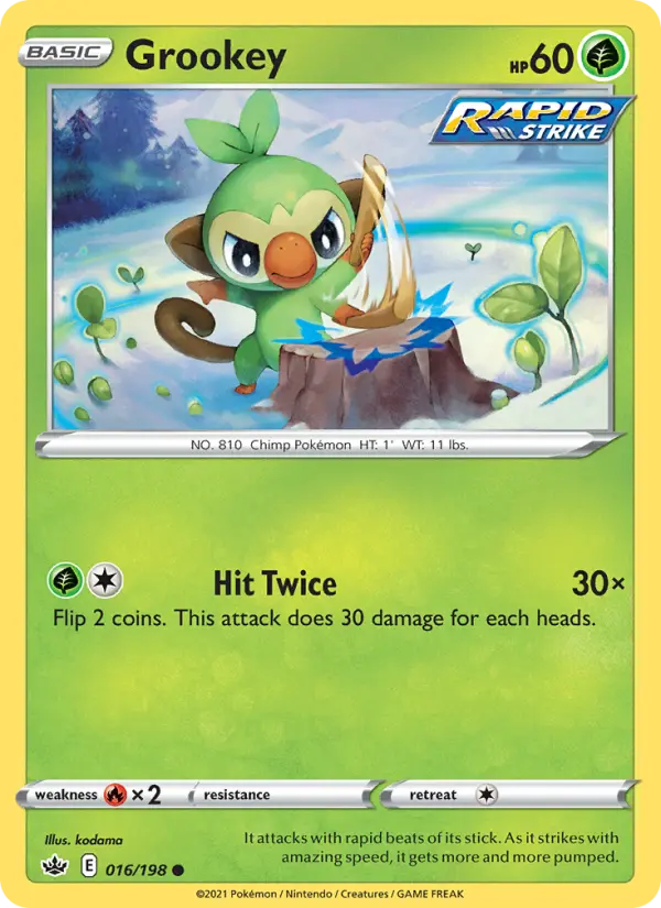 Grookey, Chilling Reign #16