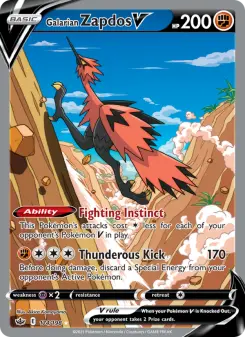 Galarian Zapdos V, Chilling Reign #174/198