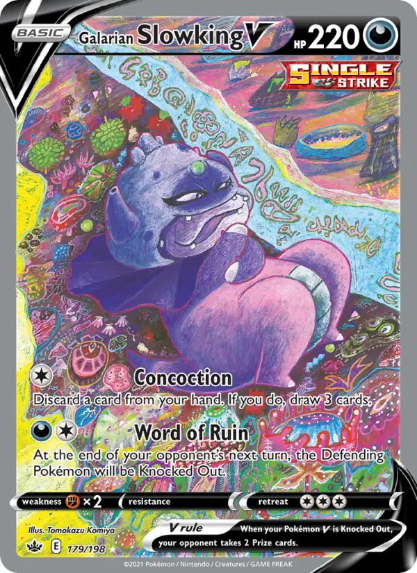 Galarian Slowking V, Chilling Reign #179